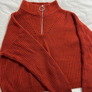 Women’s Sweater (burnt orange)